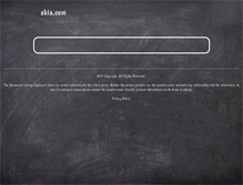 Tablet Screenshot of akia.com